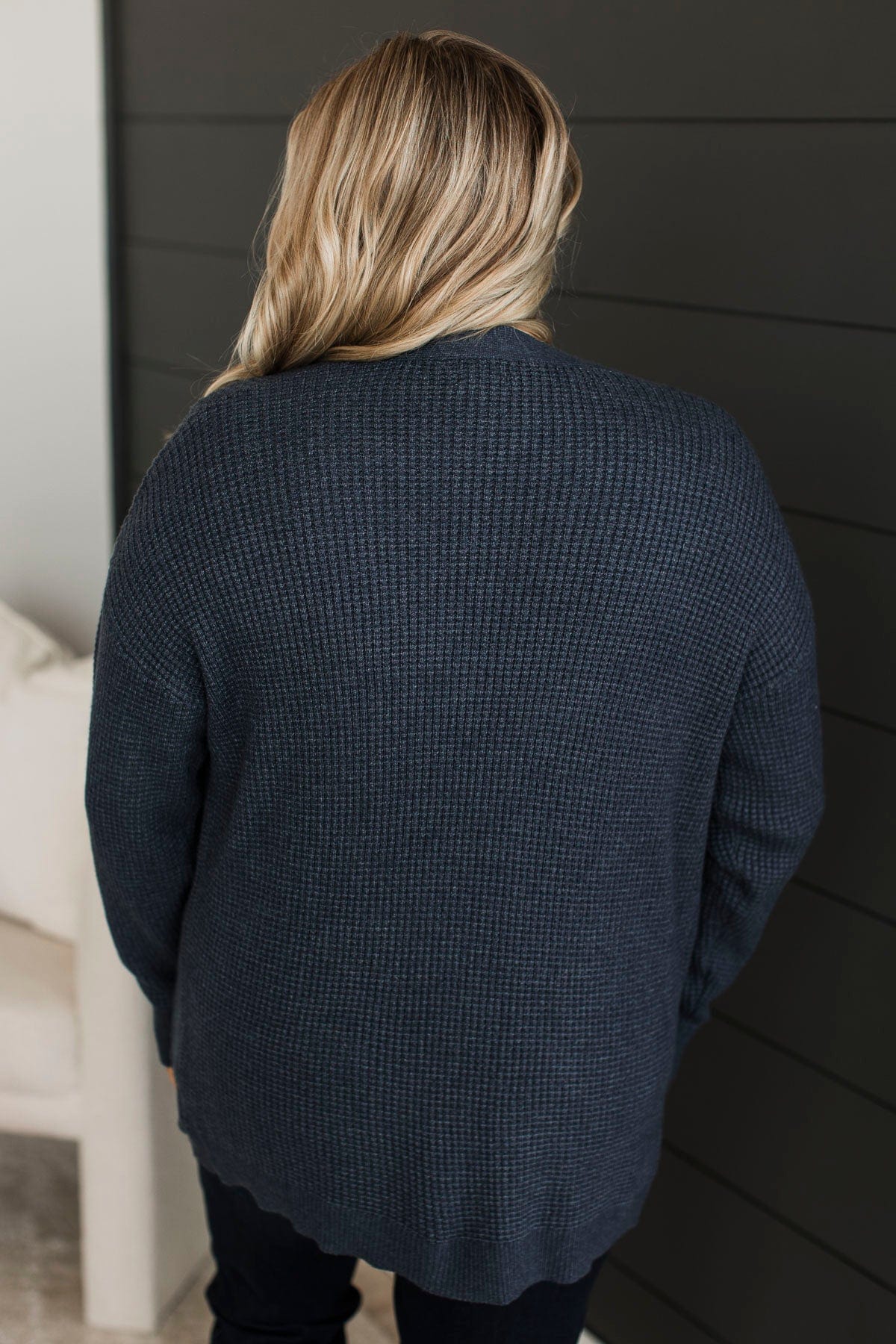 Seeking Your Love Knit Cardigan- Navy - Image 8