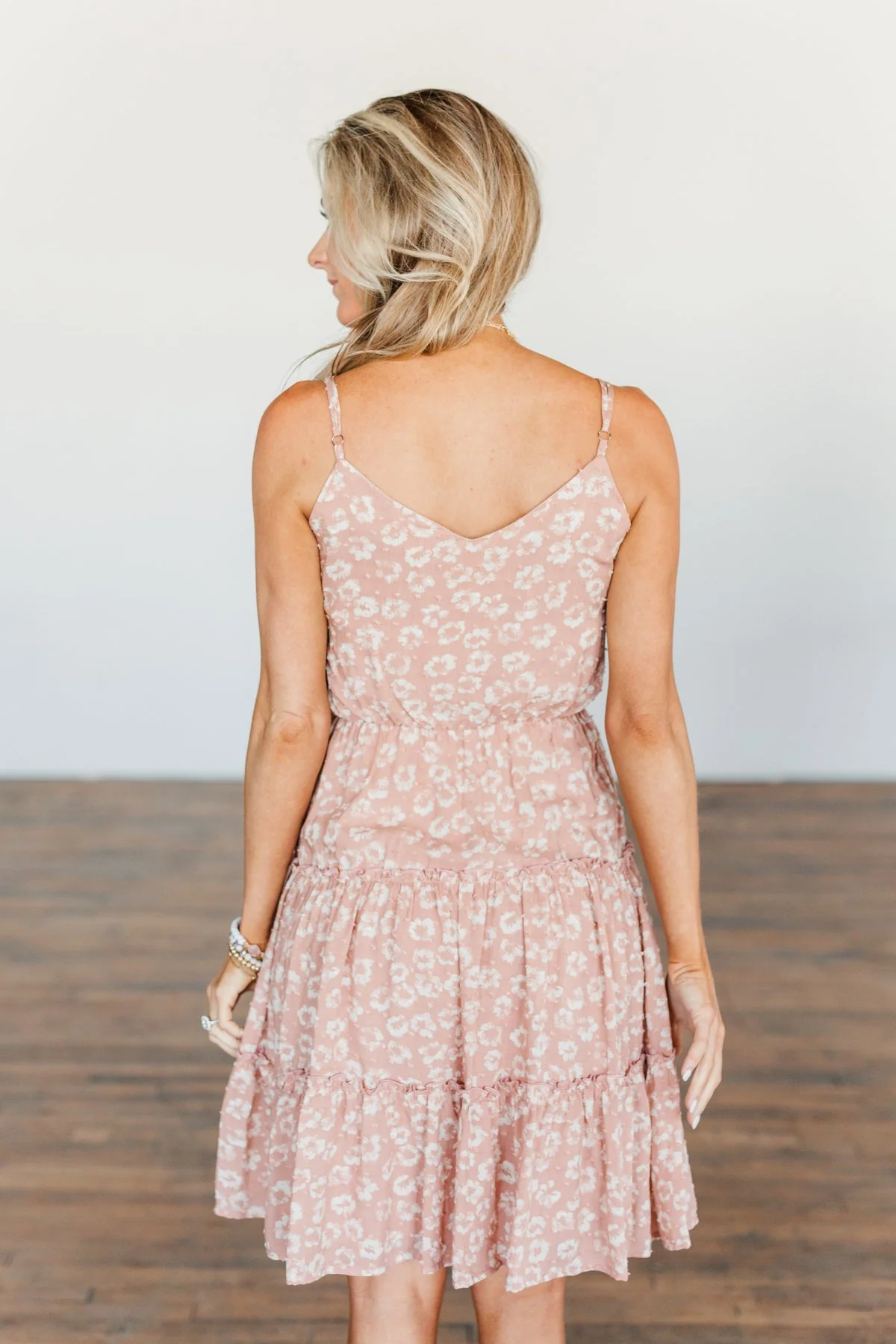 Serene Sights Sleeveless Ruffle Dress- Dusty Mauve - Image 8