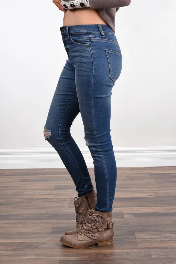 Serenity Skinny Distressed Jeans - Image 2