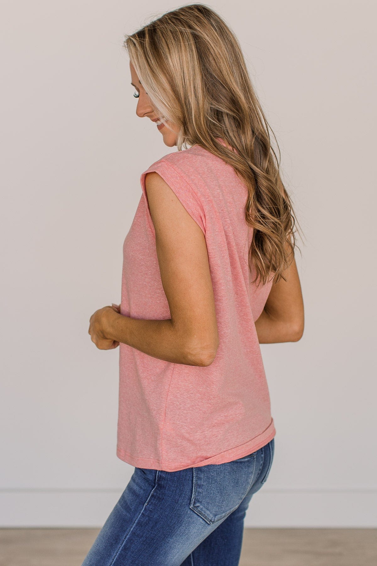 Share Your Happiness Knit Top- Pink - Image 5
