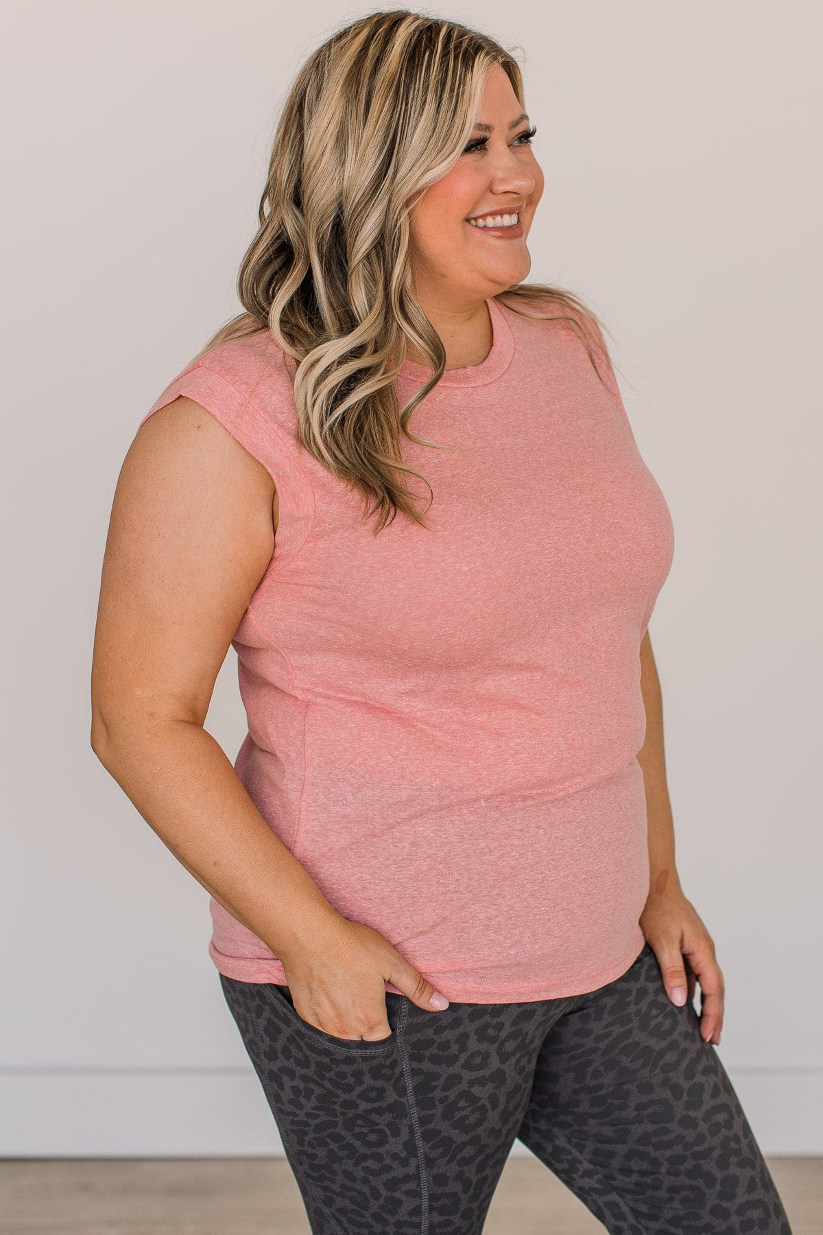Share Your Happiness Knit Top- Pink - Image 6