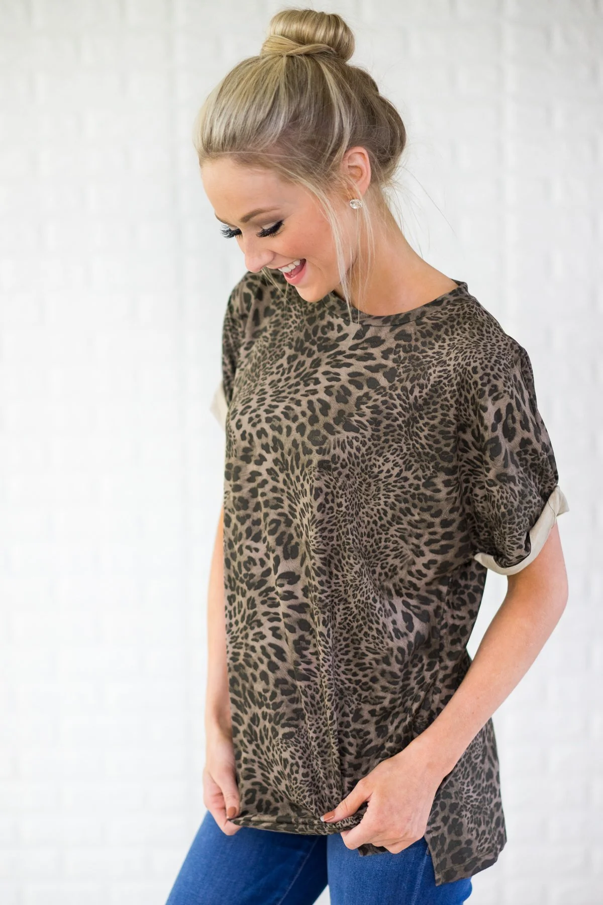 She's A Mystery Leopard Top - Image 3