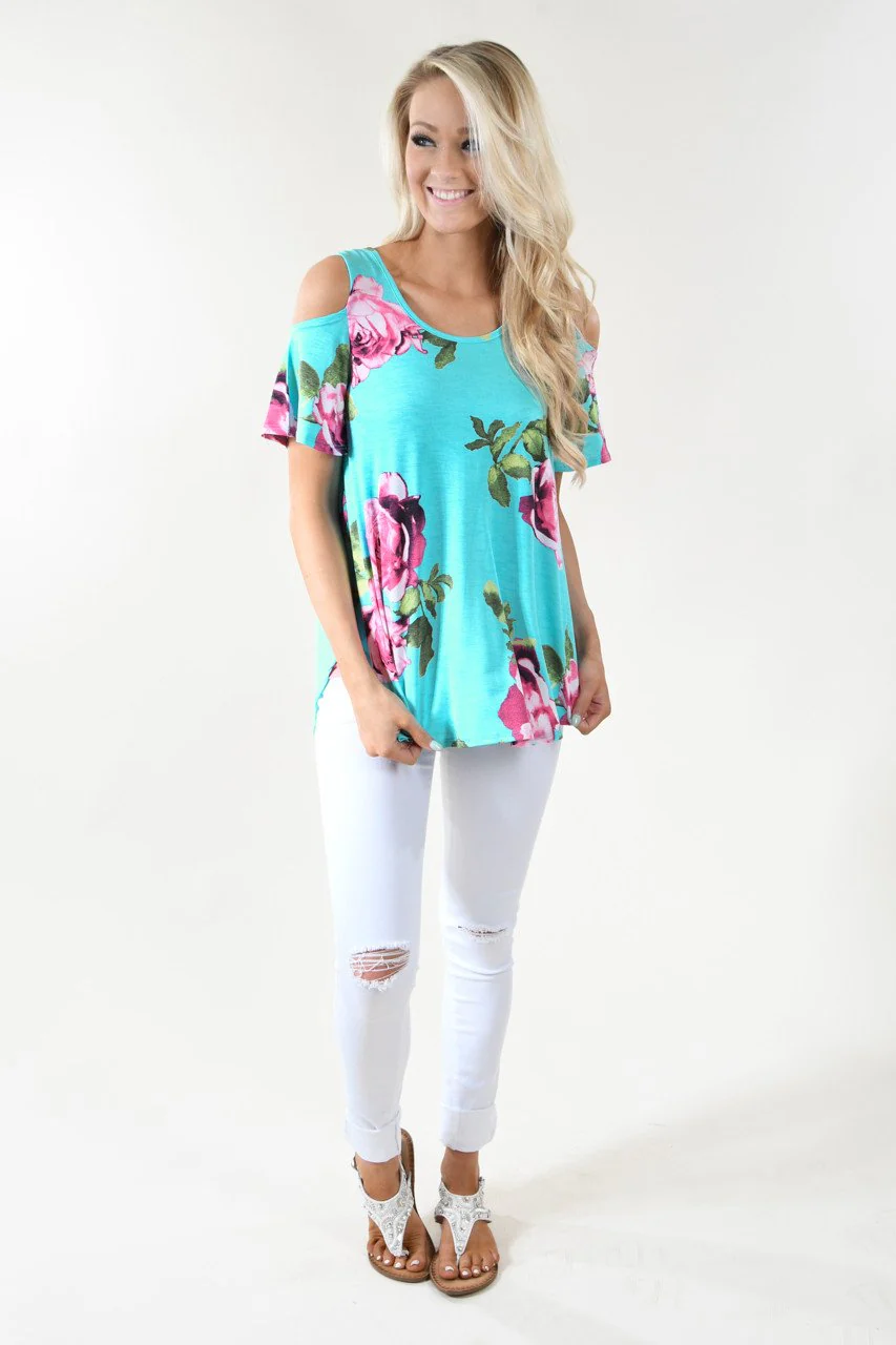 Shine Bright - Teal Floral - Image 2