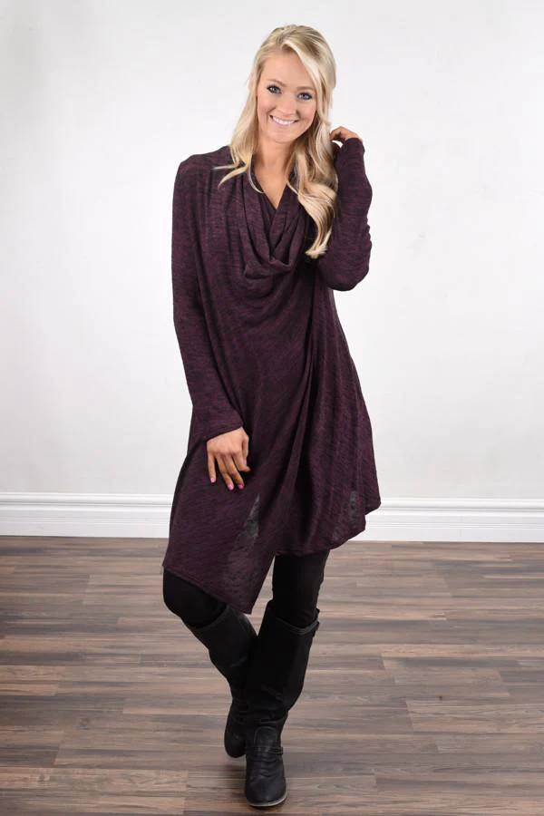 Shoulder Button Top ~ Purple