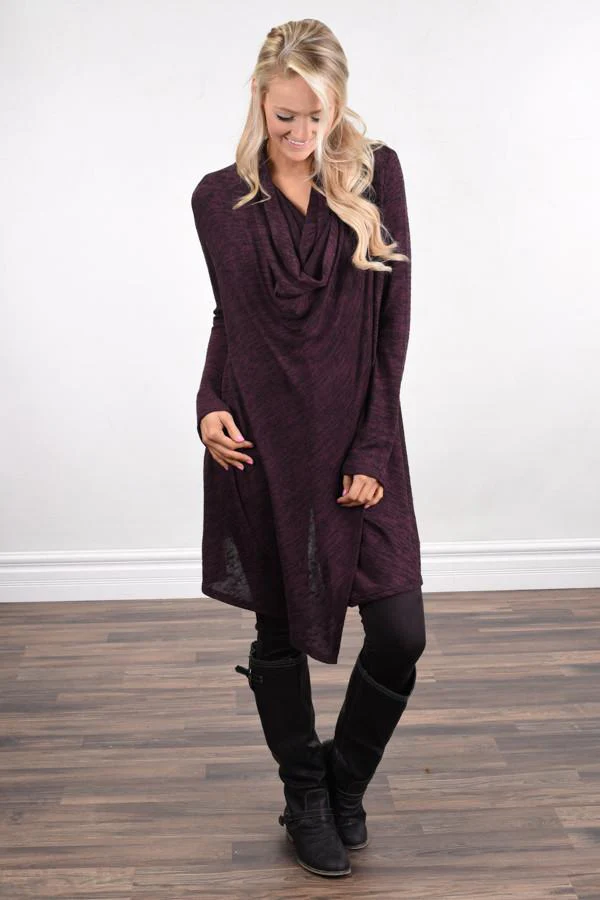 Shoulder Button Top ~ Purple - Image 4