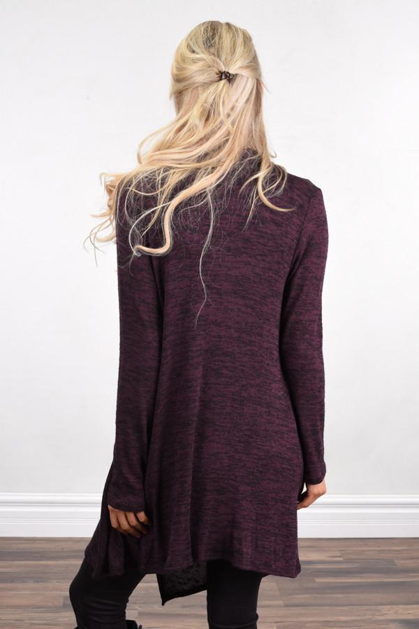 Shoulder Button Top ~ Purple - Image 6