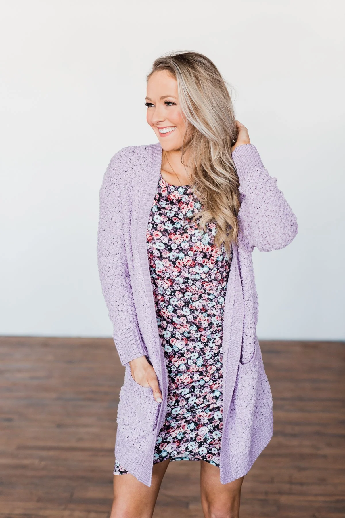 Show You Around Floral Dress- Pink & Purple Tones - Image 7