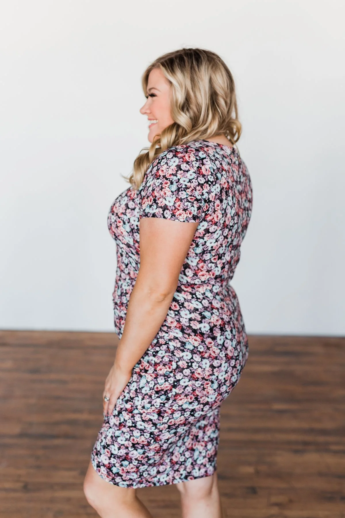 Show You Around Floral Dress- Pink & Purple Tones - Image 9