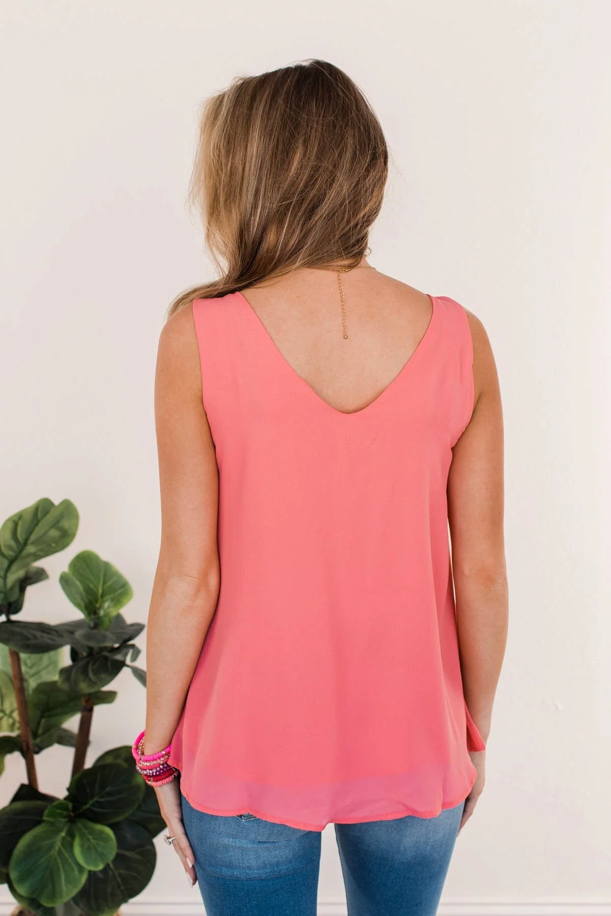 Simple Joys Tank Top- Pink - Image 10