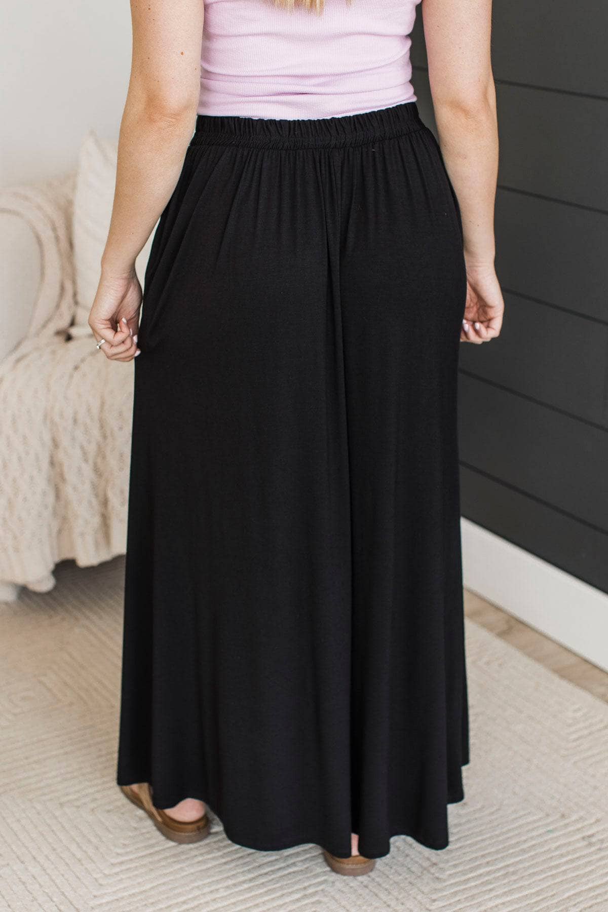 Simply Breathtaking Maxi Skirt- Black - Image 4