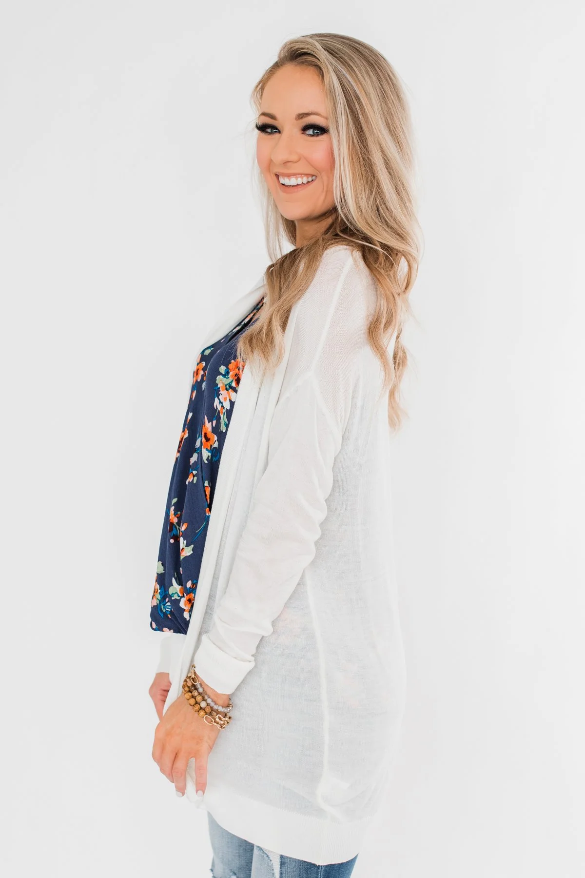 Simply Perfect Cardigan- White - Image 5