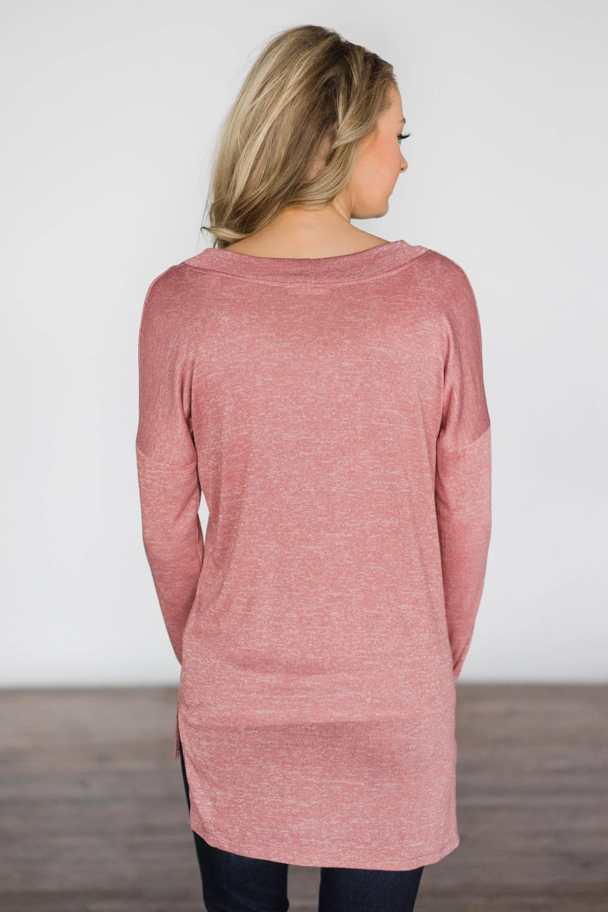 Simply Soft High Low Top ~ Salmon - Image 6