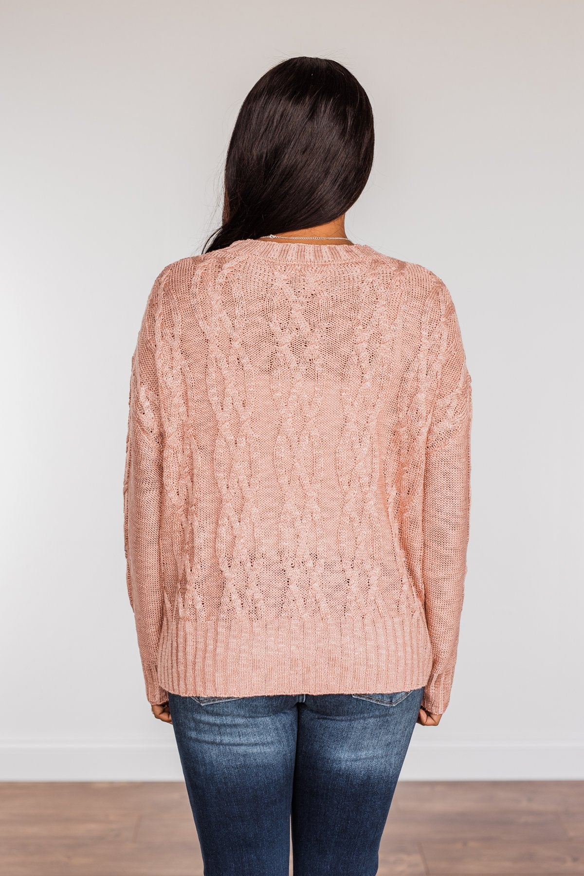 Smile For Me Knit Sweater- Pink - Image 14