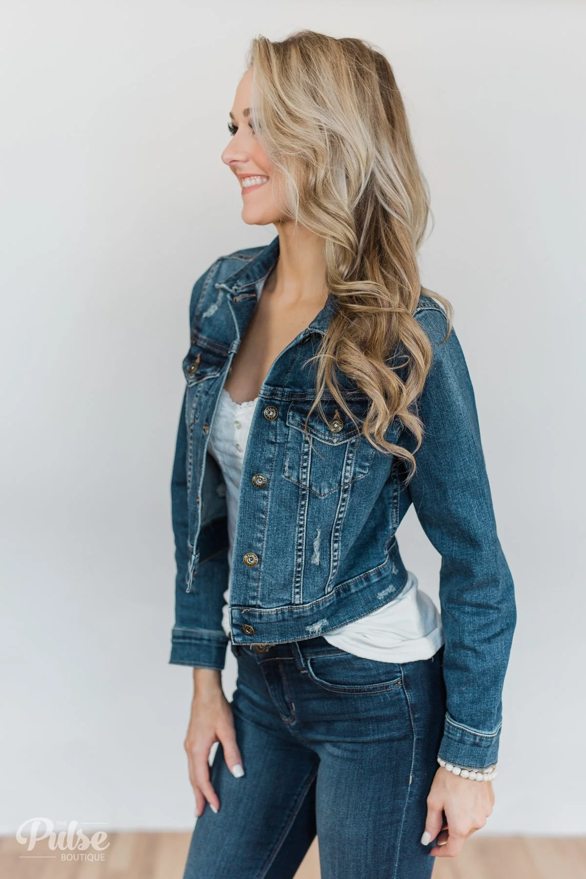 Sneak Peek- Slightly Distressed Jean Jacket - Image 8