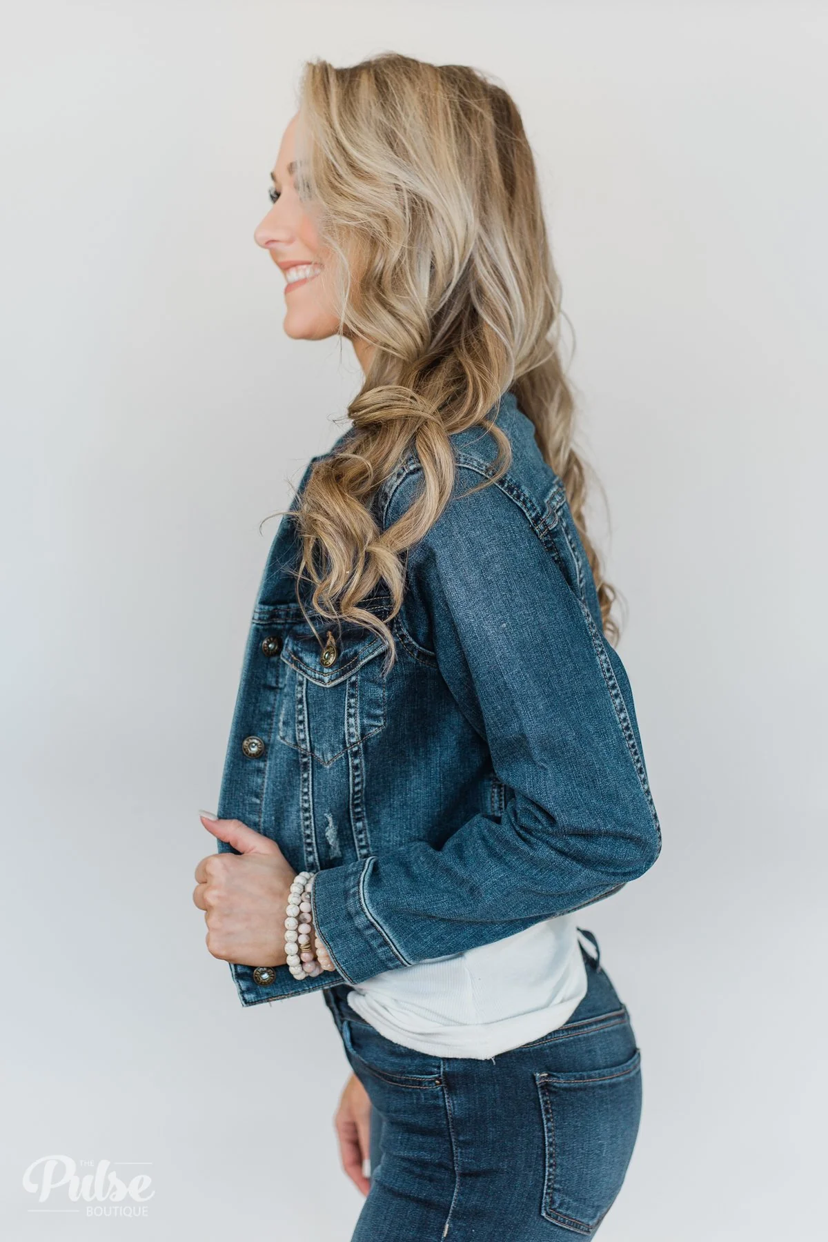 Sneak Peek- Slightly Distressed Jean Jacket - Image 9