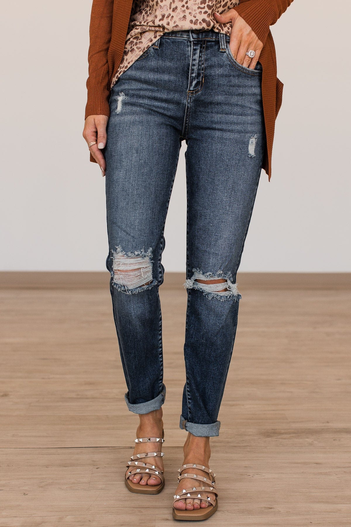 Sneak Peek Tomboy Skinny Jeans- Parker Wash