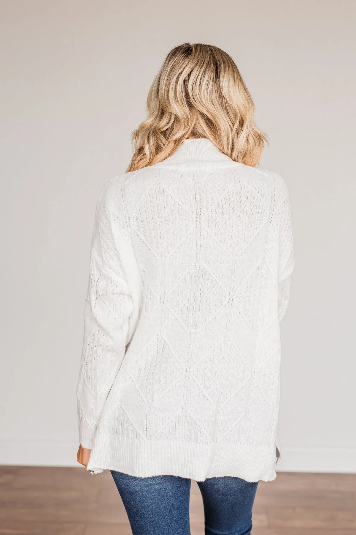 Snowflake Kisses Knit Sweater- Ivory - Image 13