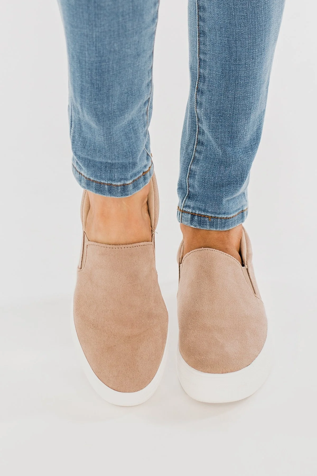 Soda Hike Slip On Sneakers- Neutral Taupe - Image 4