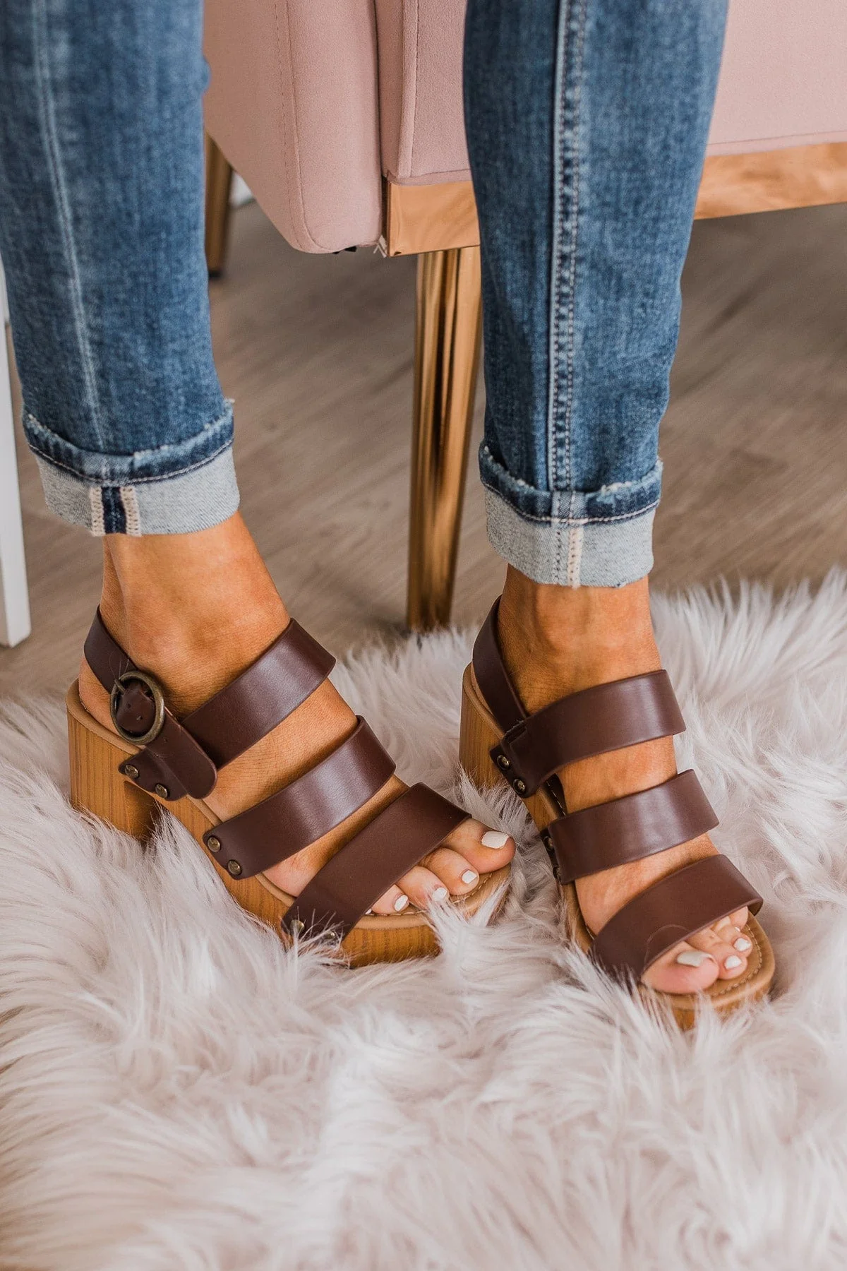Soda Truly Heels- Brown - Image 2