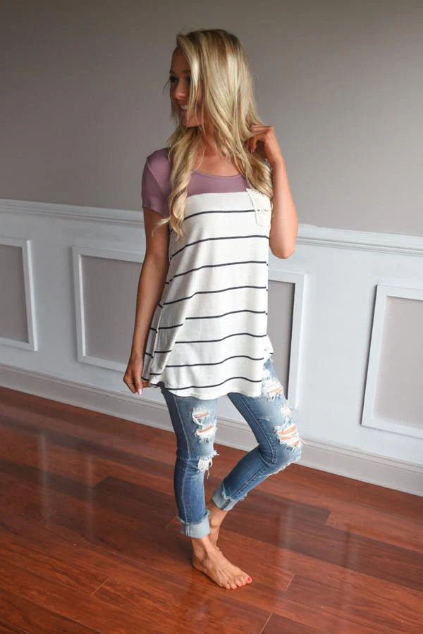 Soft and Sweet Top ~ Mauve - Image 5