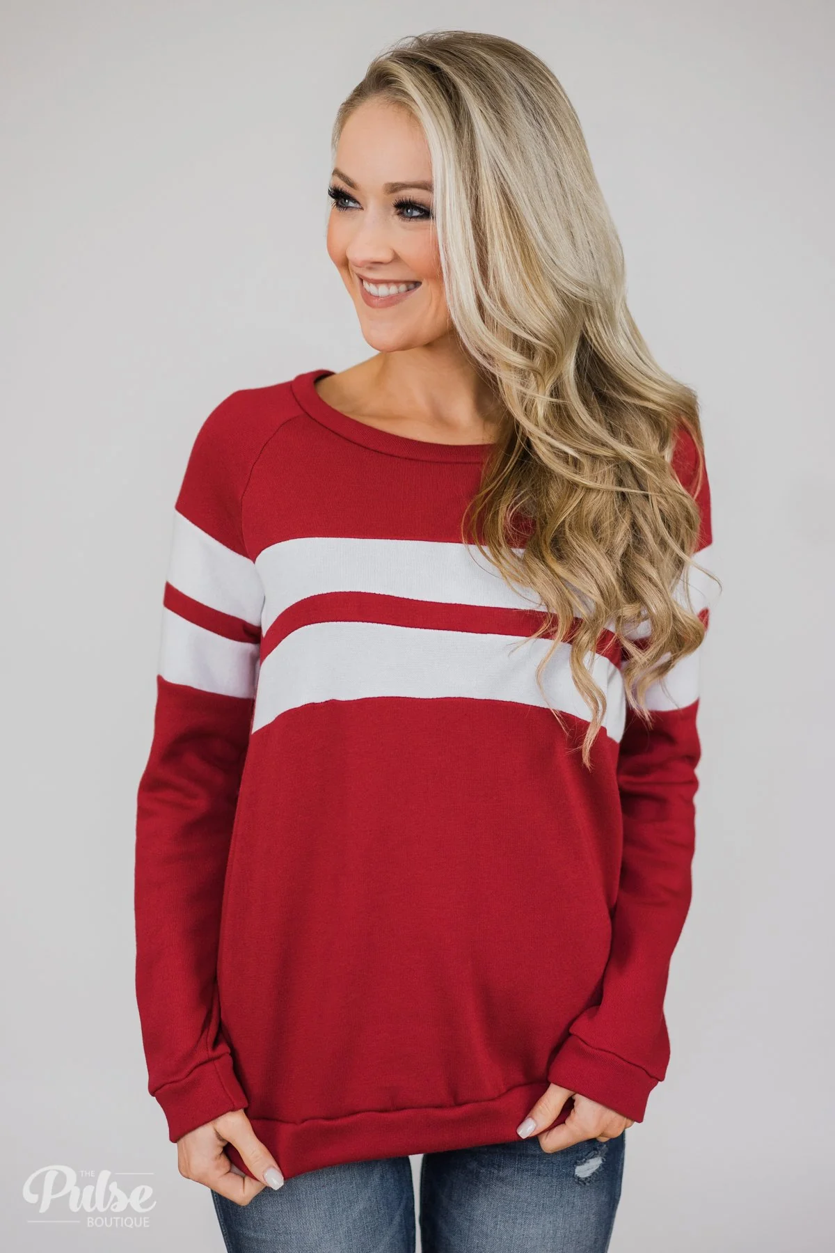 Softest Crewneck Ever- Red - Image 2