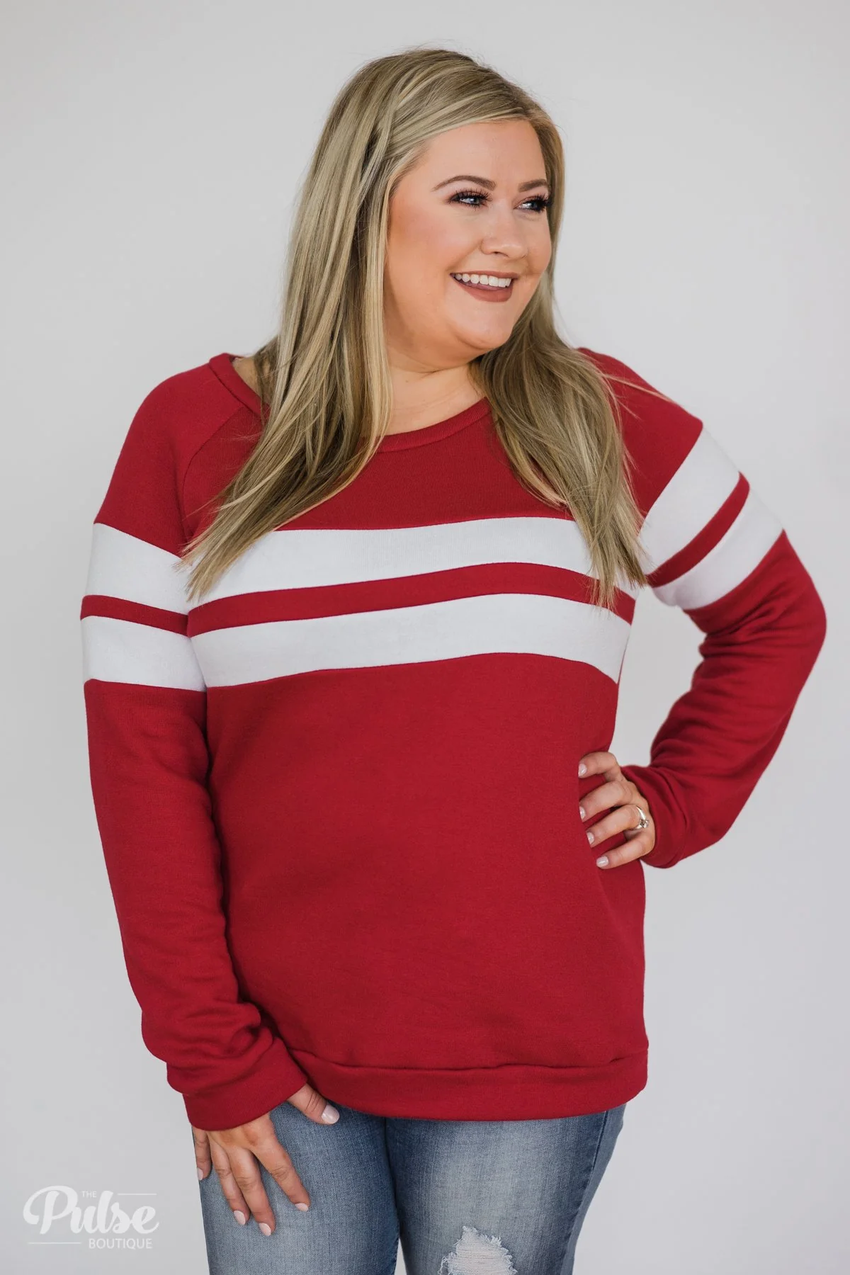Softest Crewneck Ever- Red - Image 7