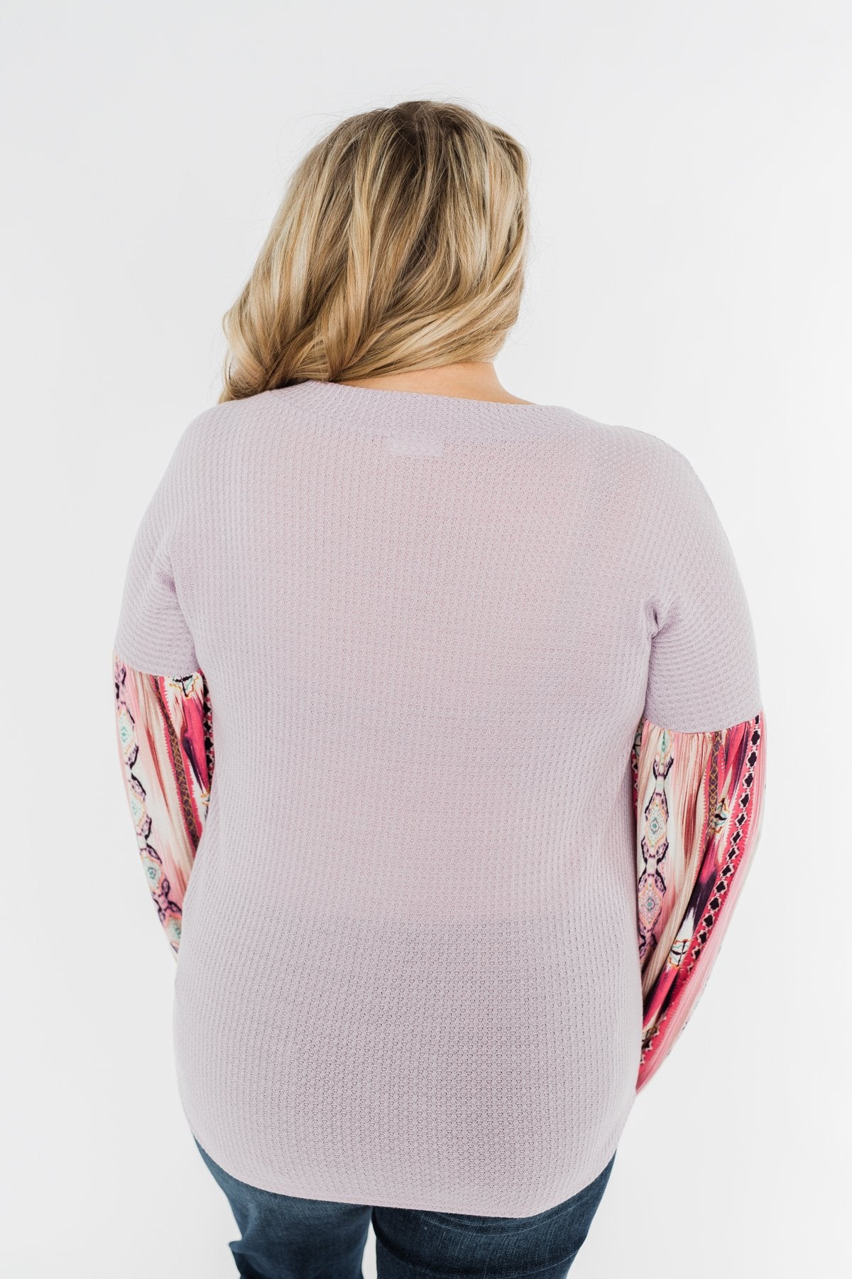 Something For You Waffle Knit Top- Lavender - Image 12