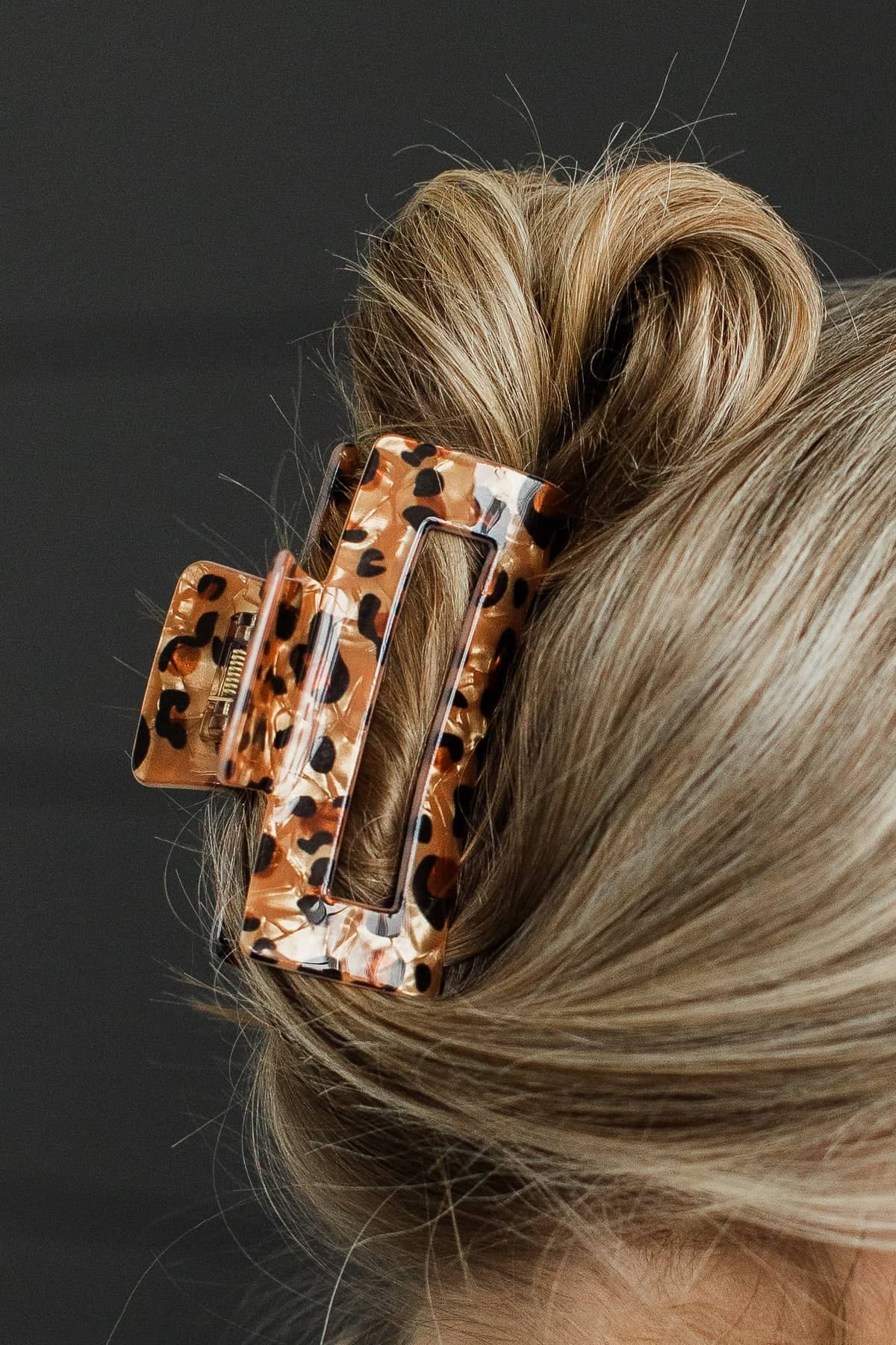 Something Wild Leopard Print Claw Hair Clip