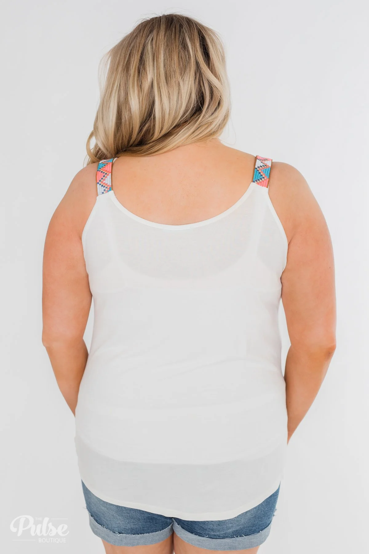 Somewhere Waiting for Me Twist Tank Top- Ivory - Image 15