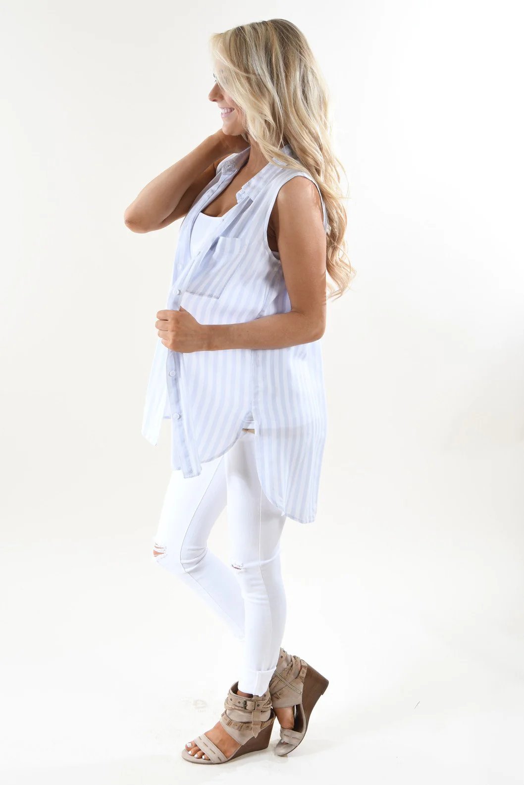 Sophisticated Stripes in Blue - Image 7