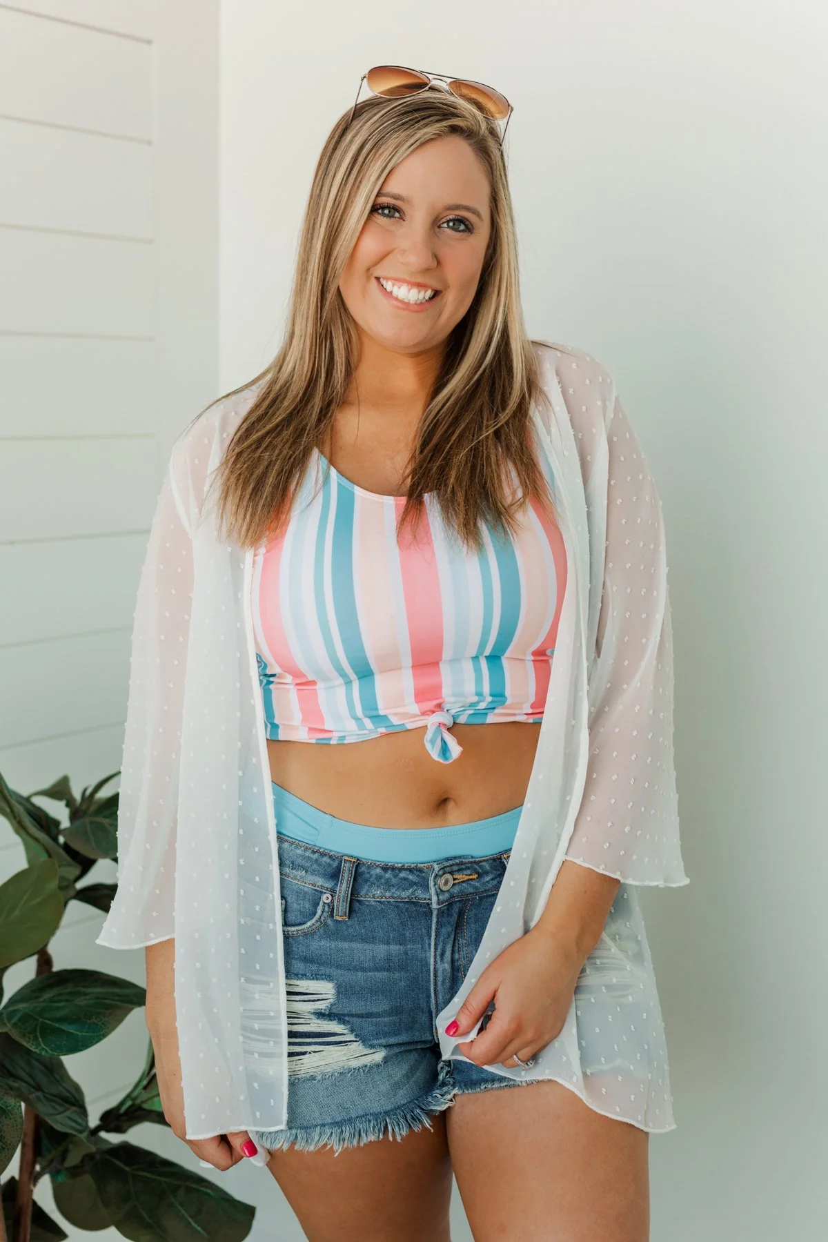 Sounds of Spring Lightweight Kimono- Ivory - Image 9