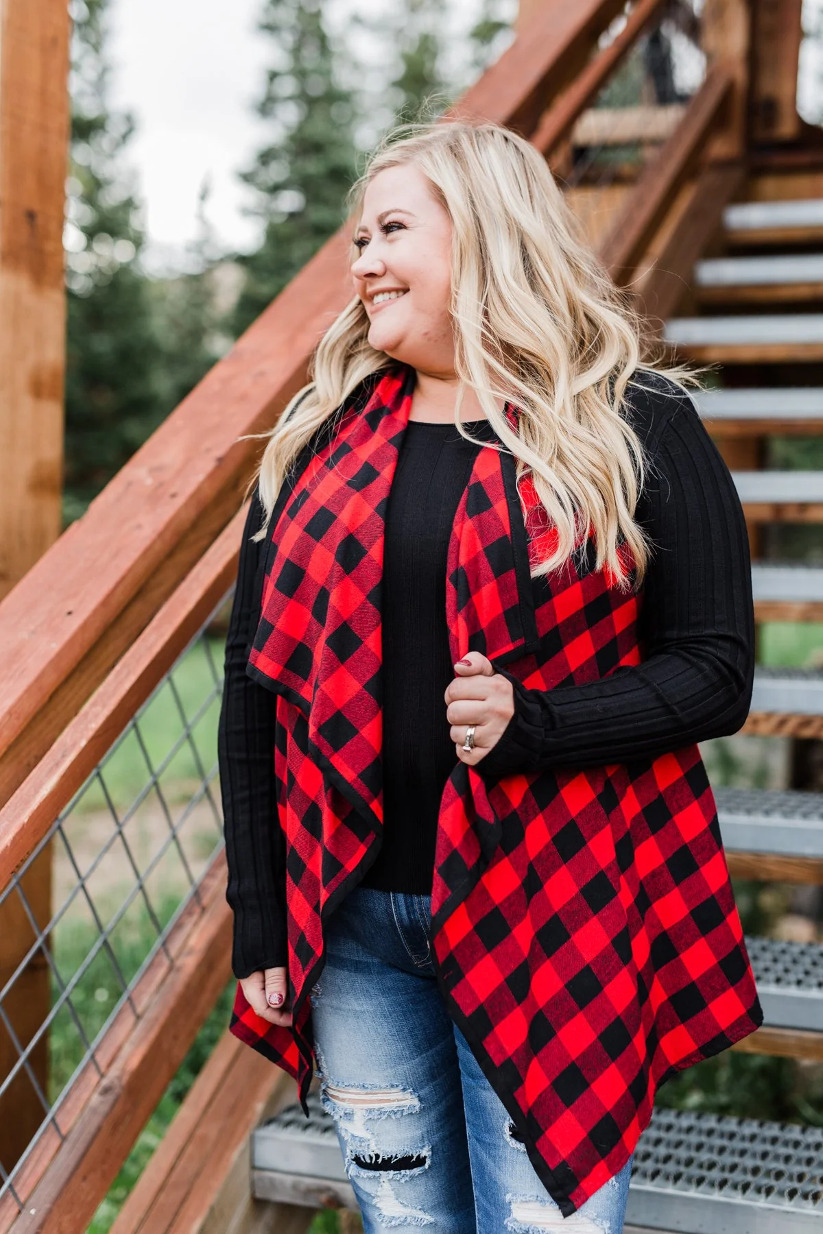 Sounds So Sweet Vest - Buffalo Plaid - Image 7