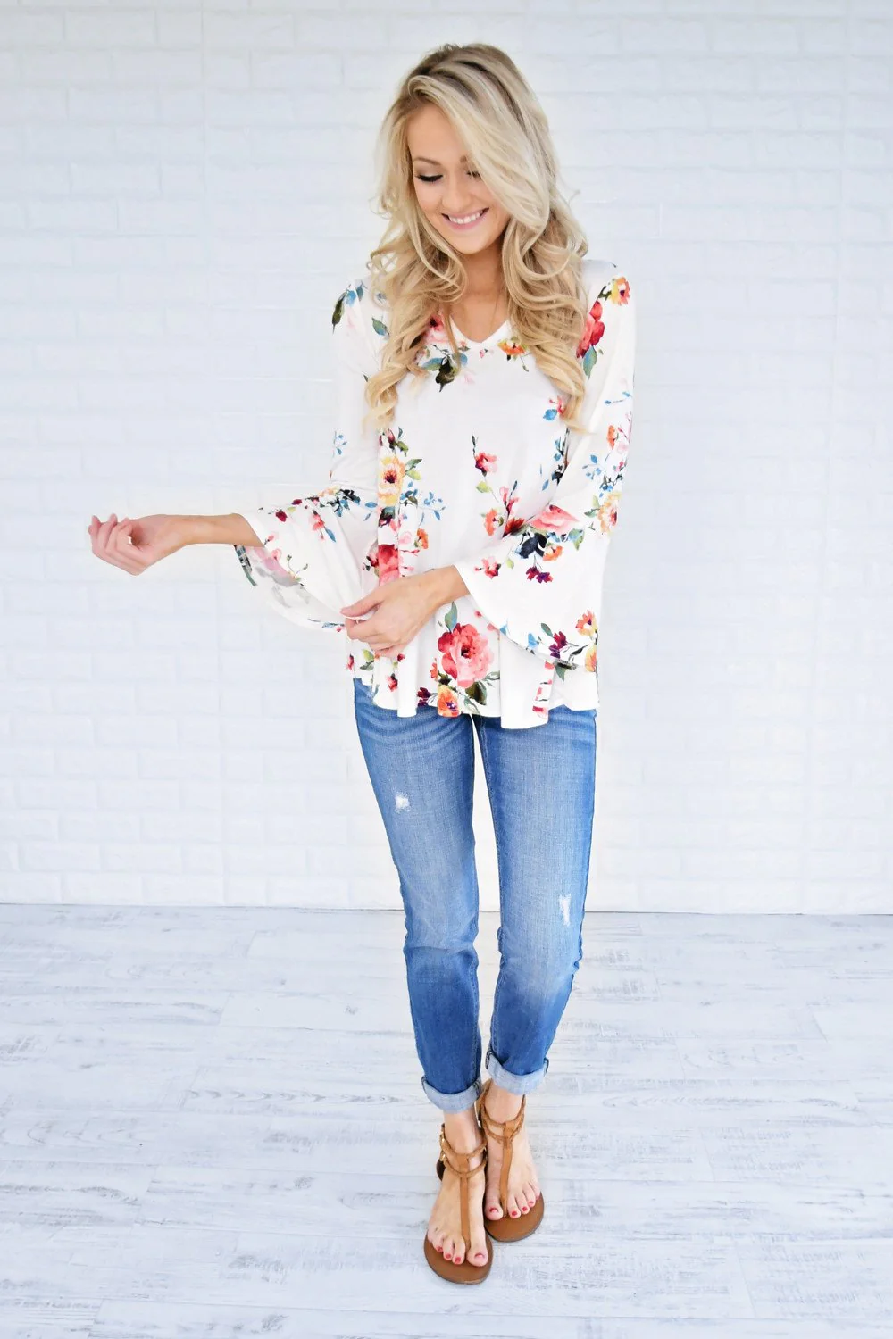 Southern Belle Floral Top - Image 2
