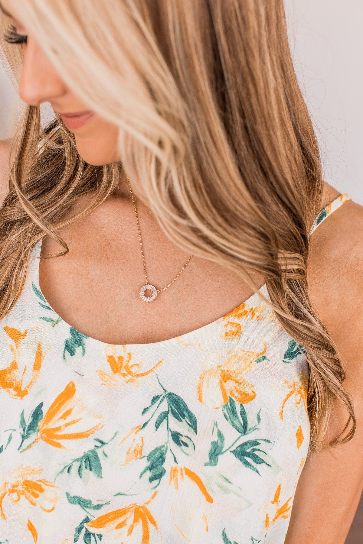 Spark Of The Divine Pendant Necklace- Gold - Image 4