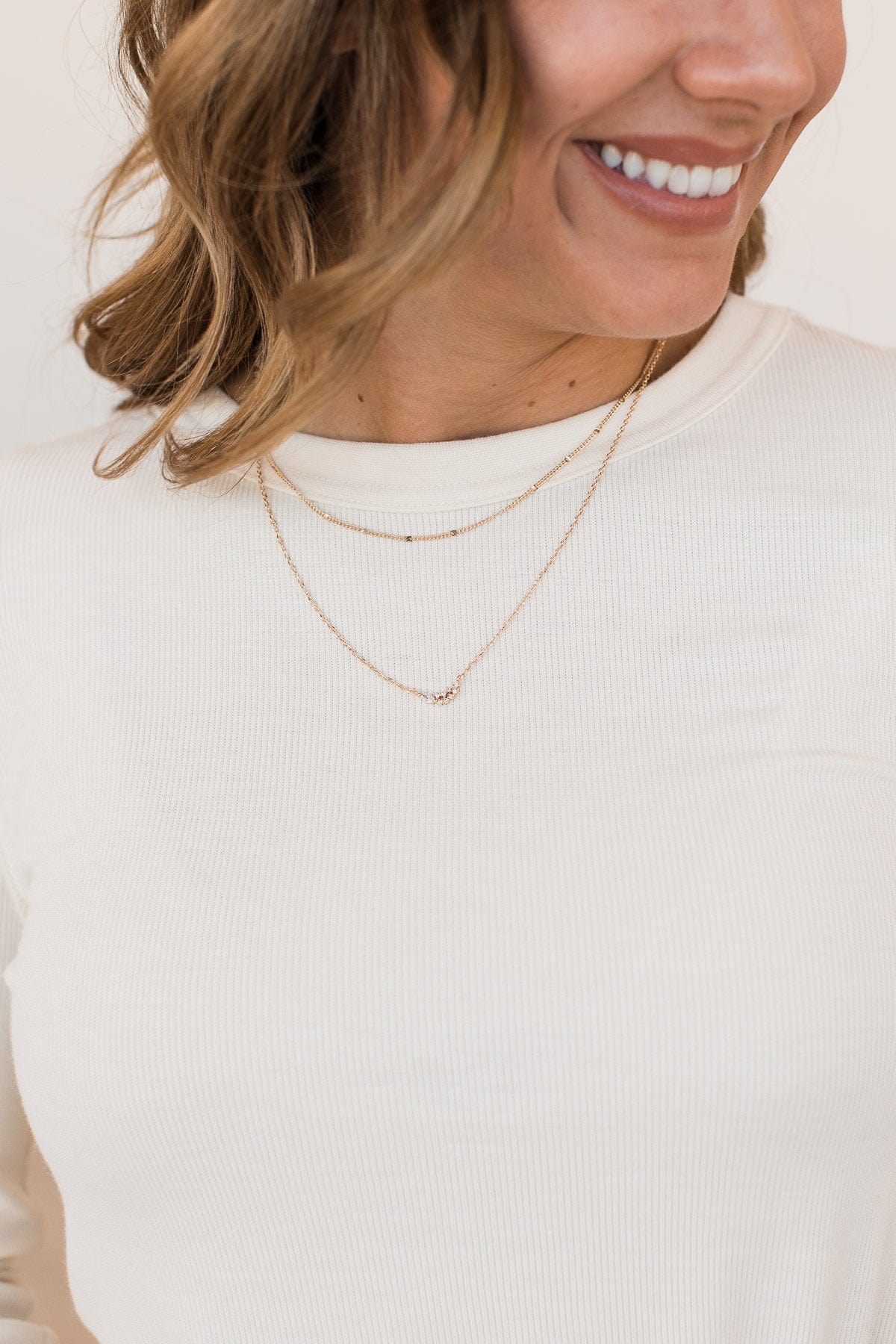 Special Allure 2-Tier Necklace- Gold - Image 3