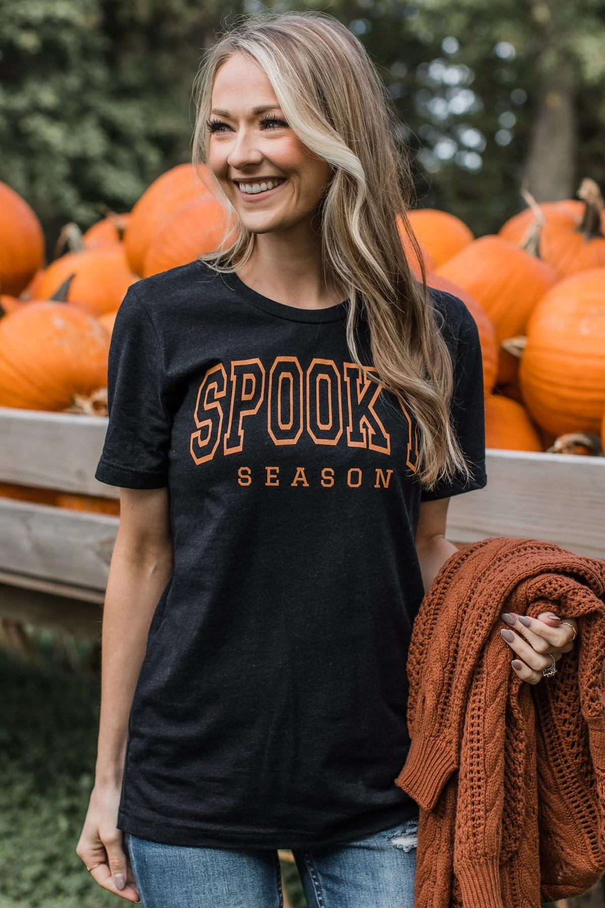 "Spooky Season" Graphic Tee- Black - Image 3