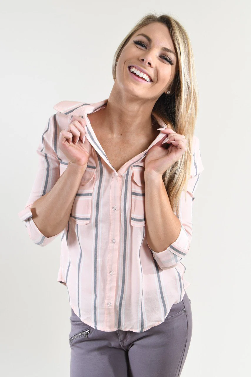 Spread Love Button Top - Image 3