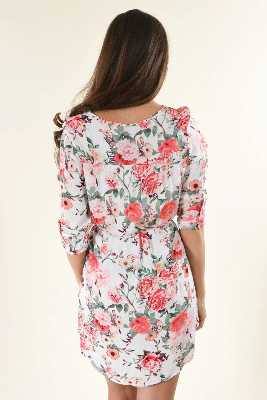 Spring Fling Floral Dress - Image 6
