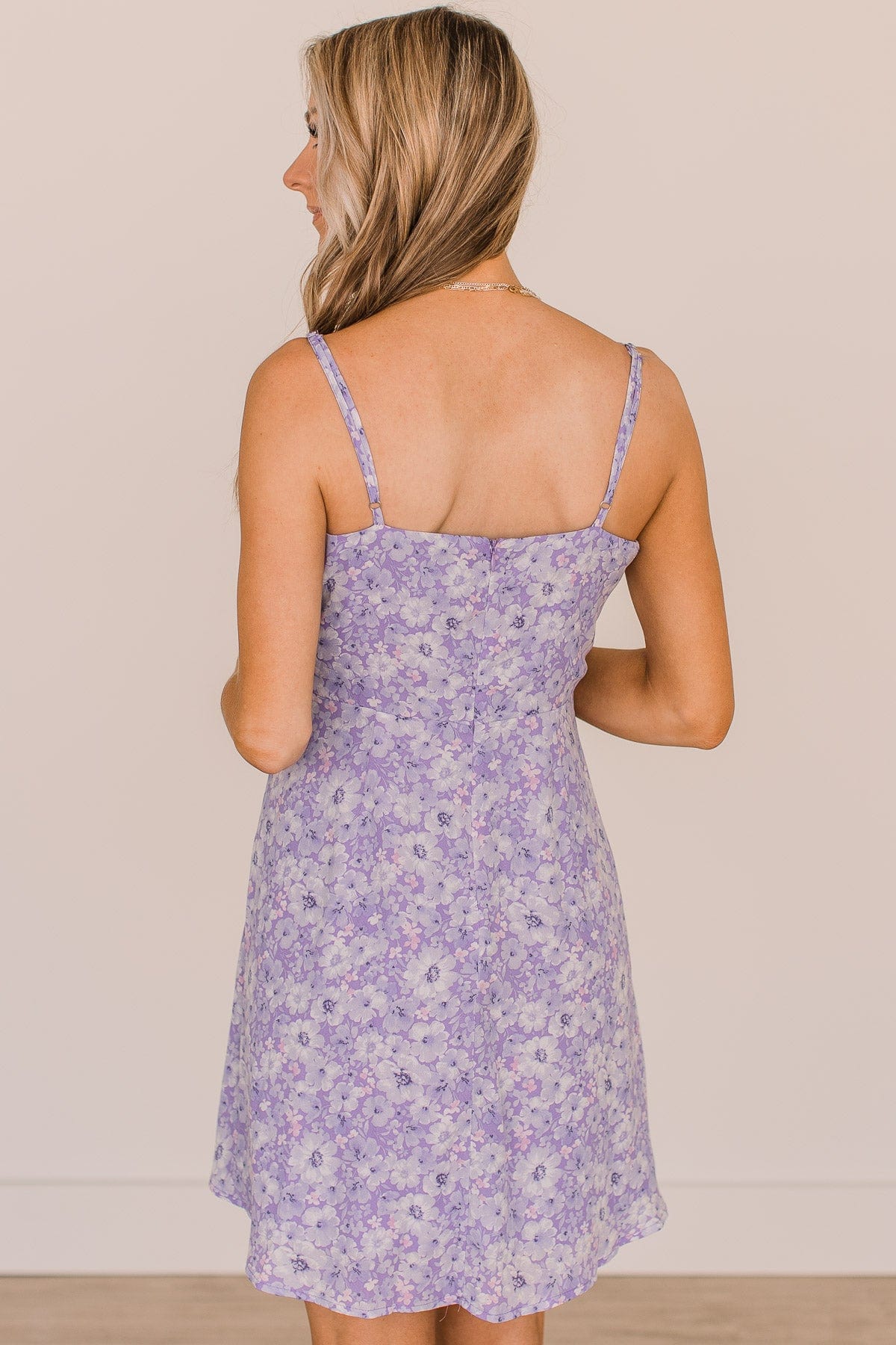 Spring Fling Floral Dress- Lavender - Image 7