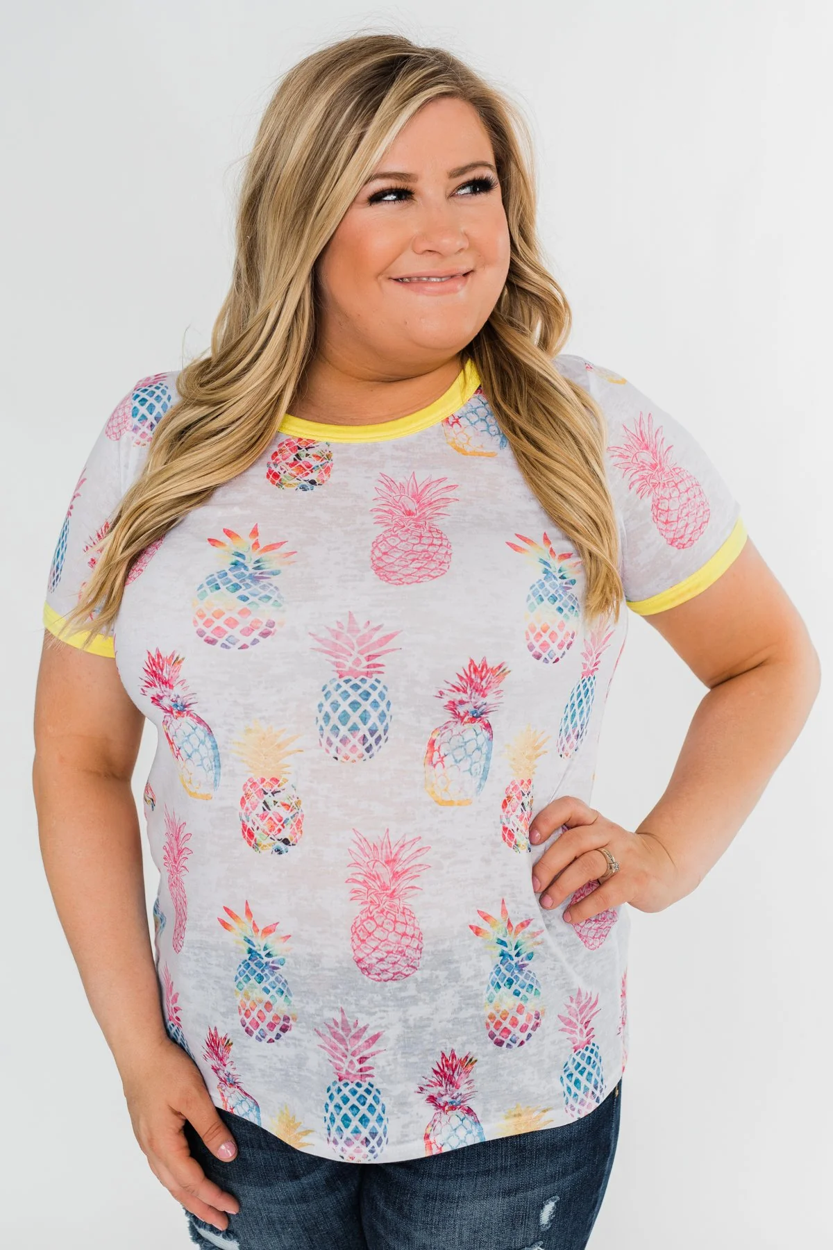Stand Tall Pineapple Top- Yellow - Image 3
