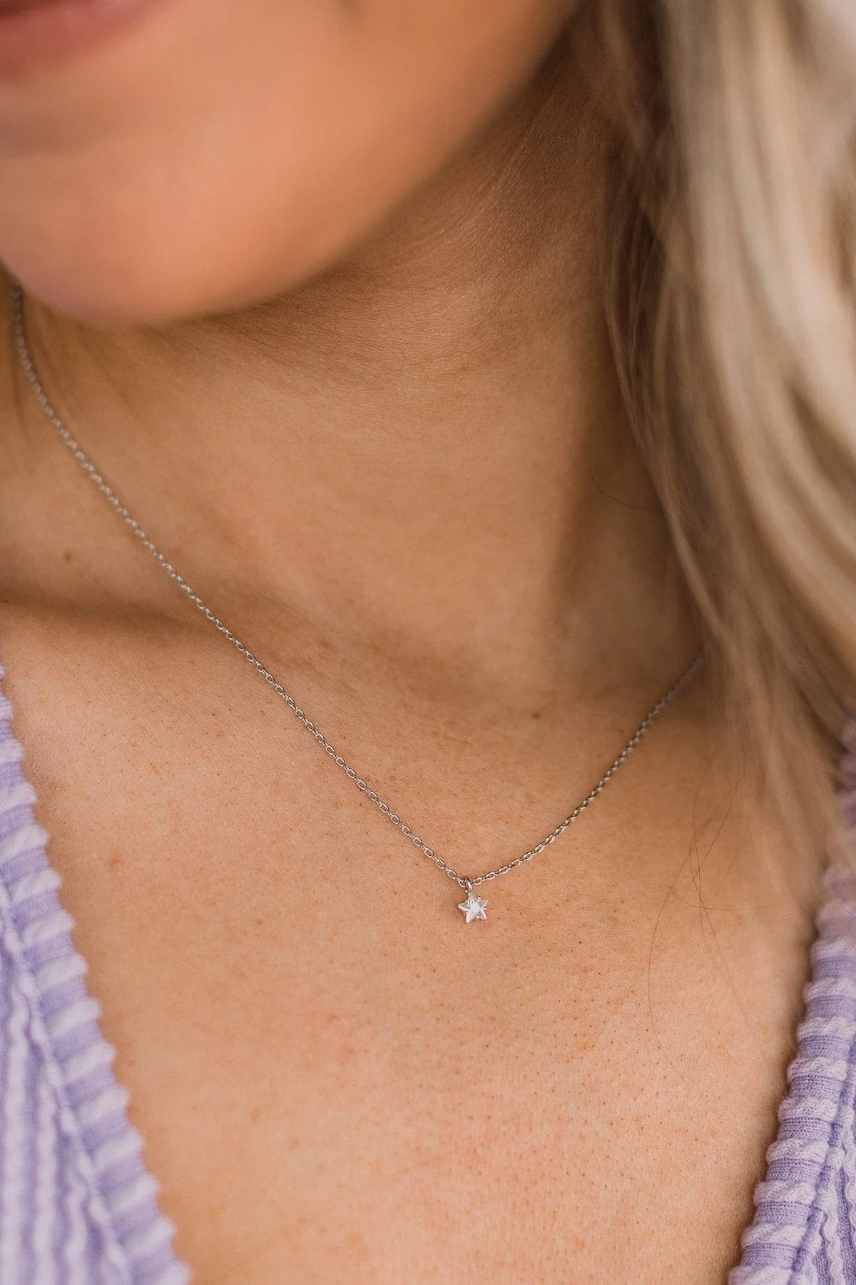 Starstruck Romance Pendant Necklace- Silver - Image 2