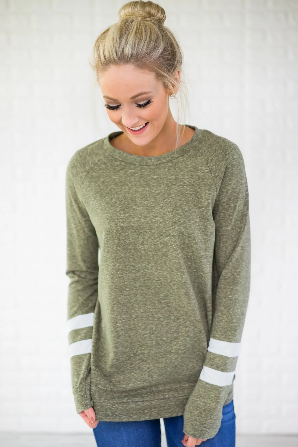 Start of Something New Top ~ Moss Green - Image 2
