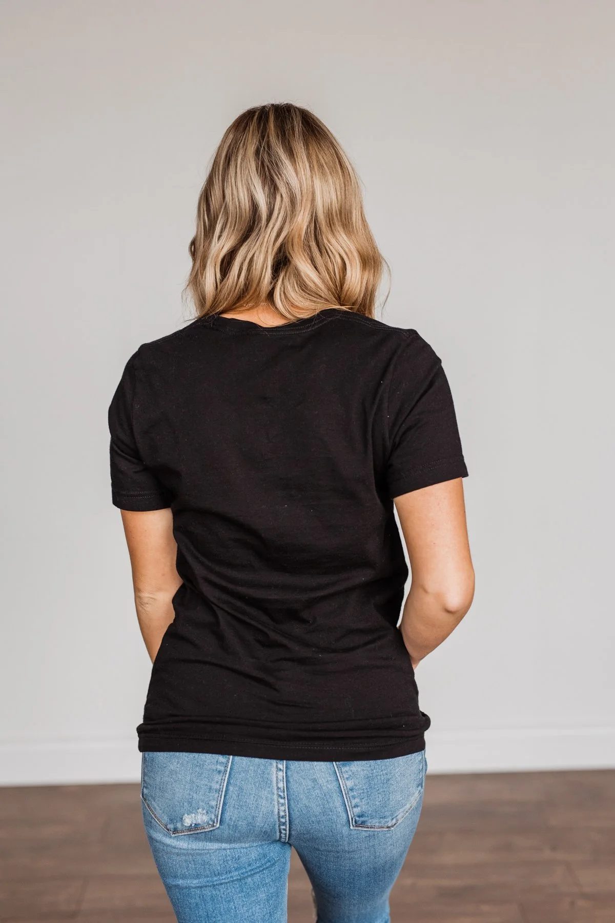 "Stay Wild. Roam Free" Buffalo Graphic Tee- Black - Image 13