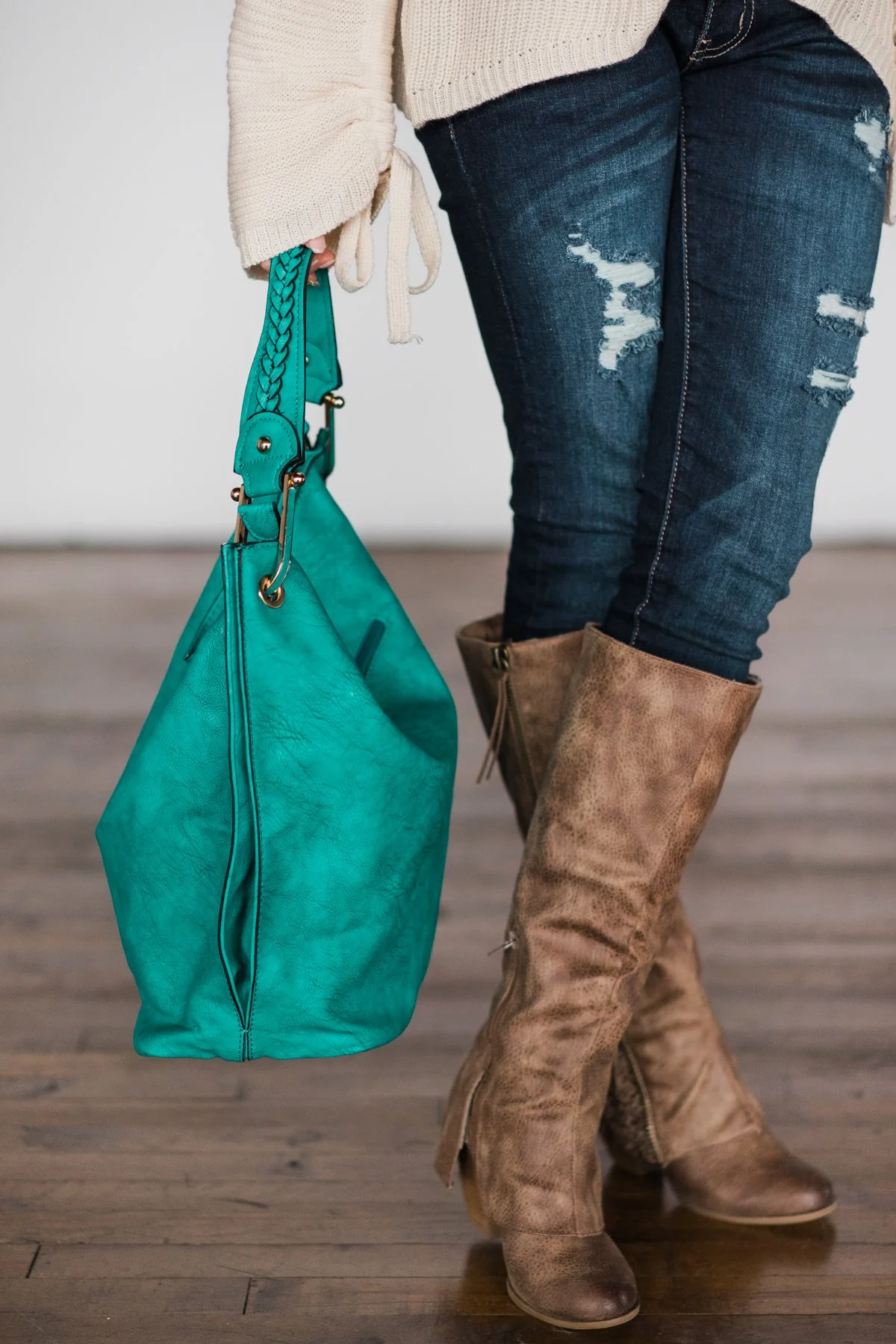 Steal the Show ~ Teal Tote - Image 4