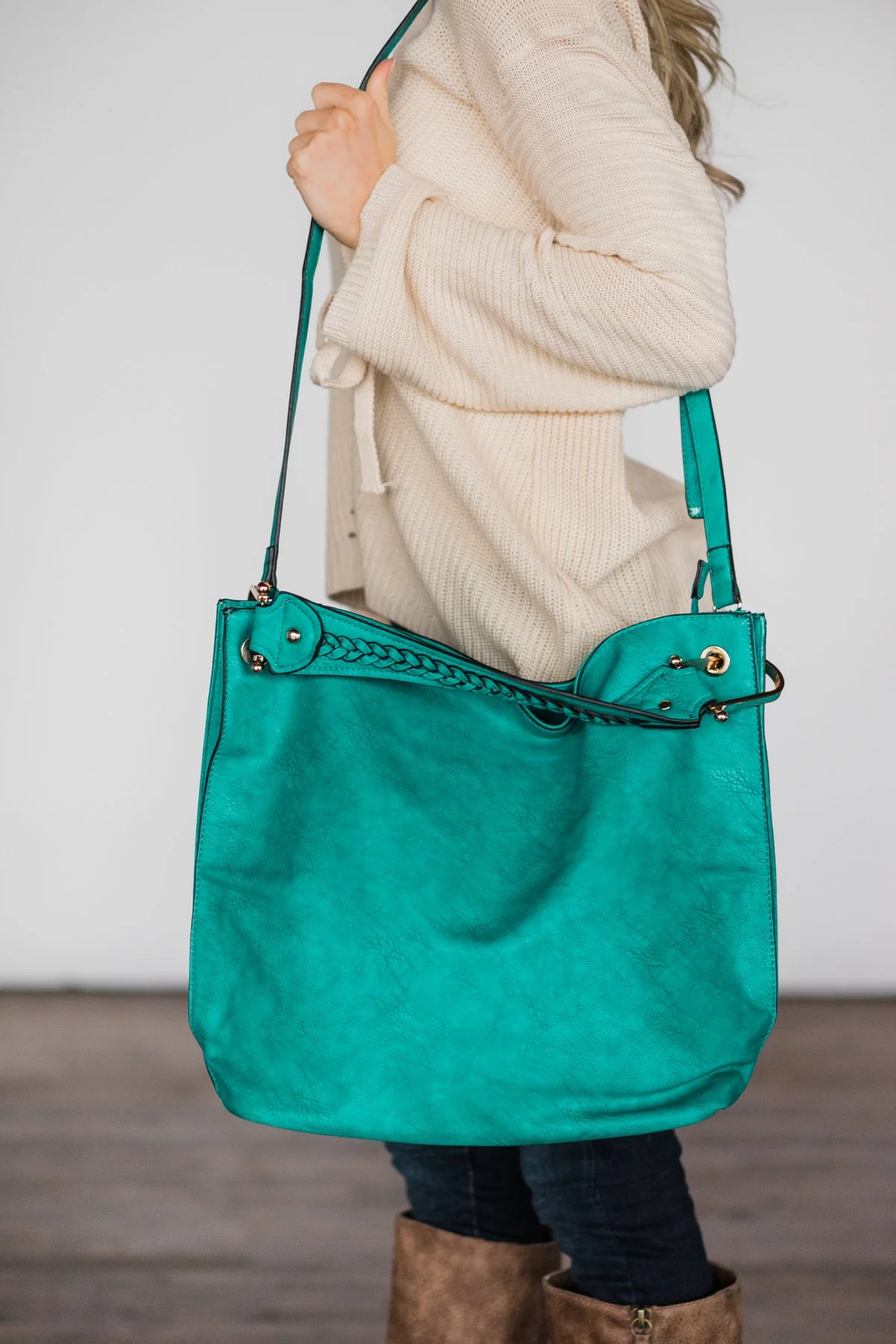 Steal the Show ~ Teal Tote - Image 6