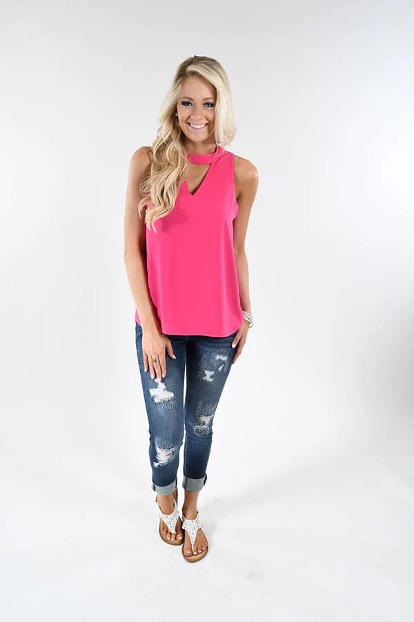 Steal the Show Top ~ Hot Pink - Image 5