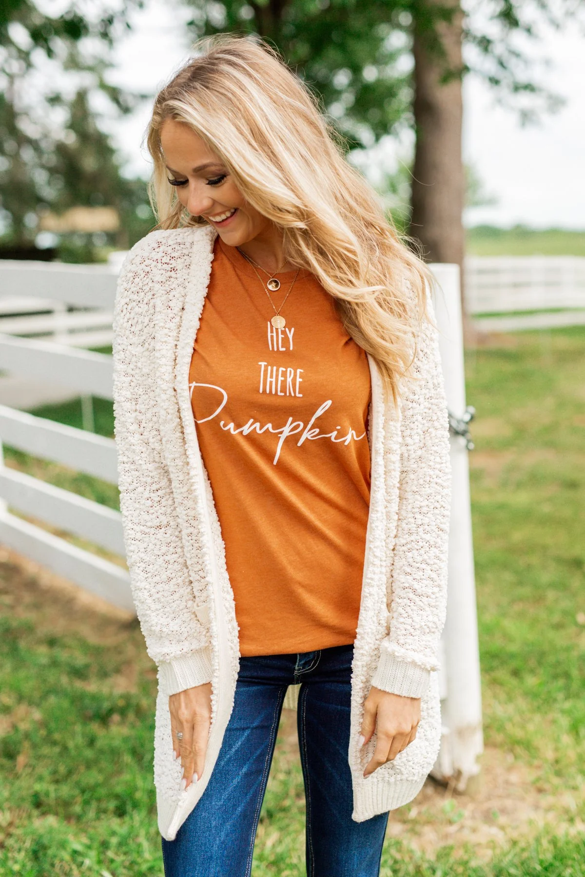 Stealing Glances Popcorn Knit Cardigan- Ivory - Image 16