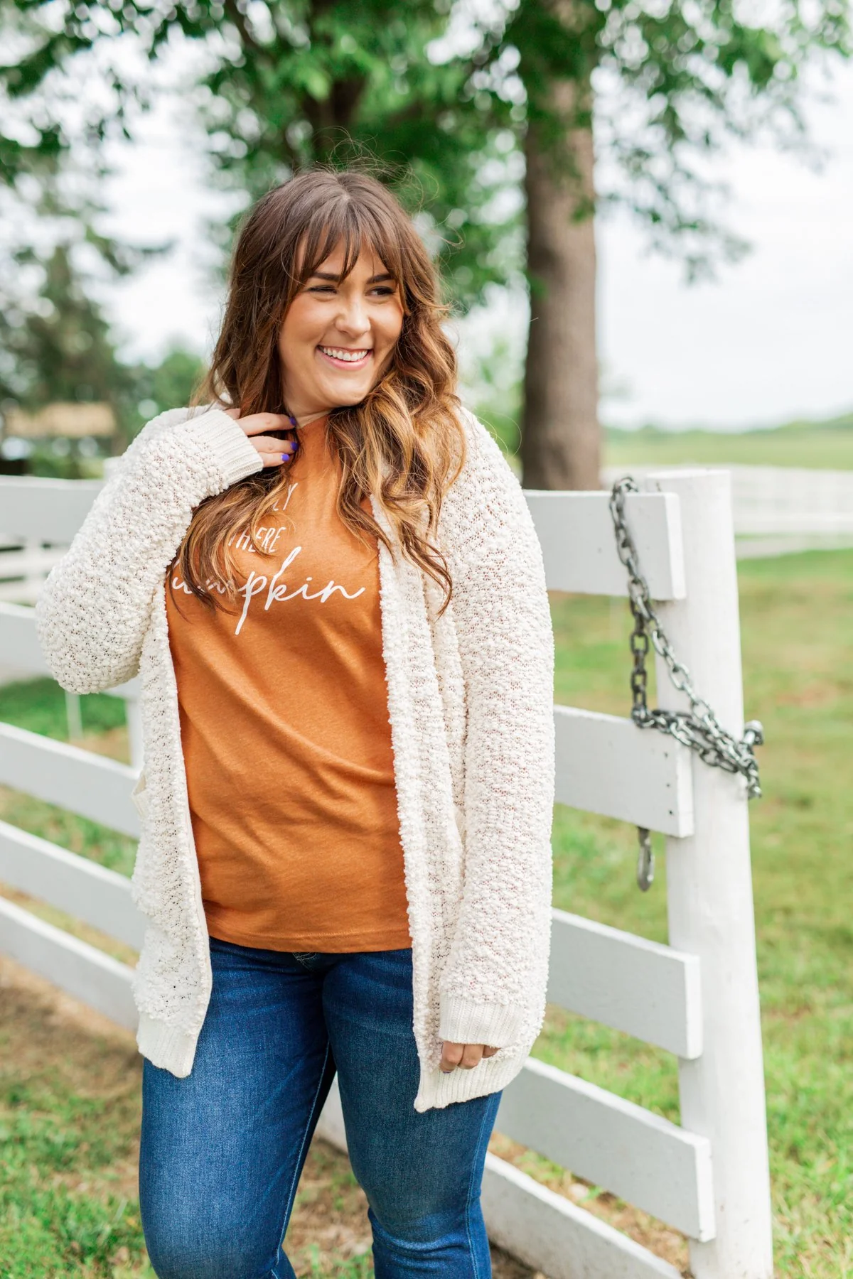 Stealing Glances Popcorn Knit Cardigan- Ivory - Image 4