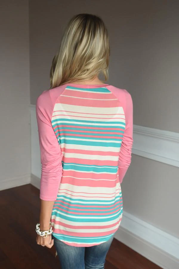 Stripes of Spring Top - Image 5