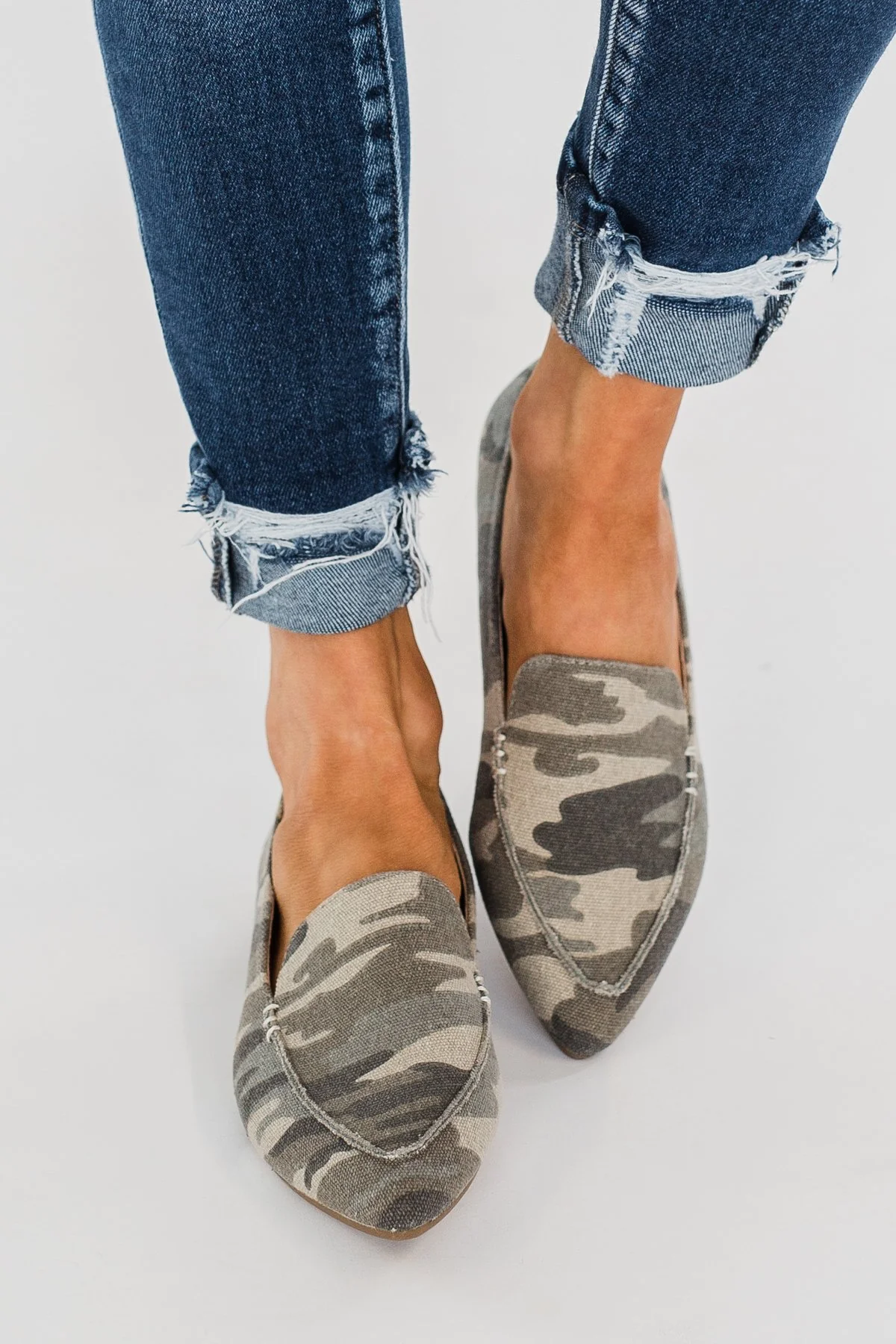 Sugar Amore Loafers- Camo Canvas - Image 2